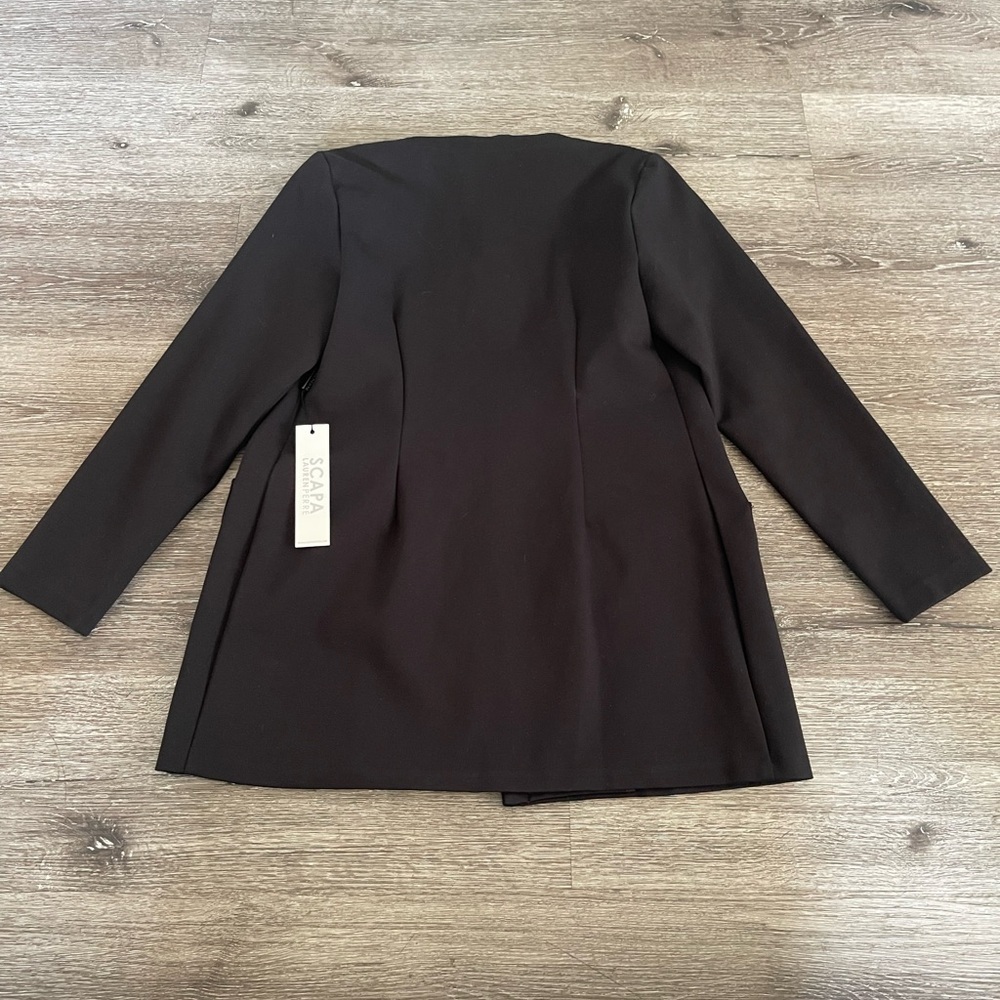 Scarpa Black and Gold Double-Breasted Blazer - Picture 9 of 9